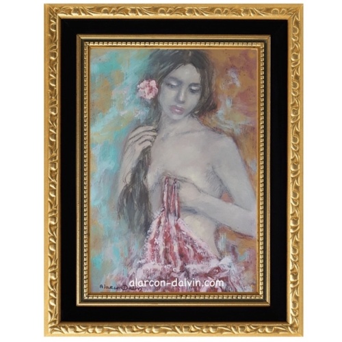 féminité oeuvre sur papier techniques mixtes