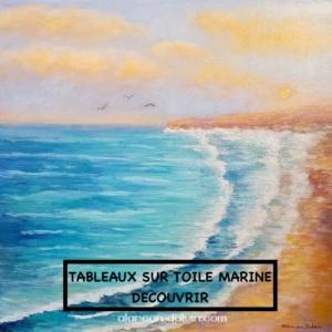 tableau vue sur la mer sur toile vente en ligne artiste contemporain alarcon dalvin