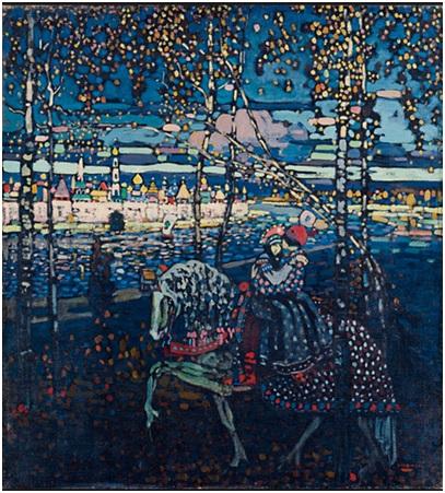 Vassily Kandinsky l'odyssée spirituelle de la peinture abstraite Le couple
