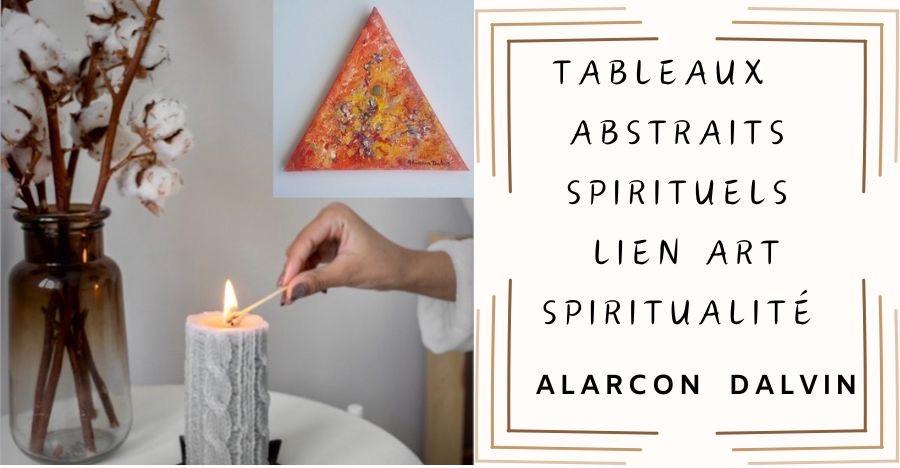 Tableaux abstraits spirituels lien art spiritualité