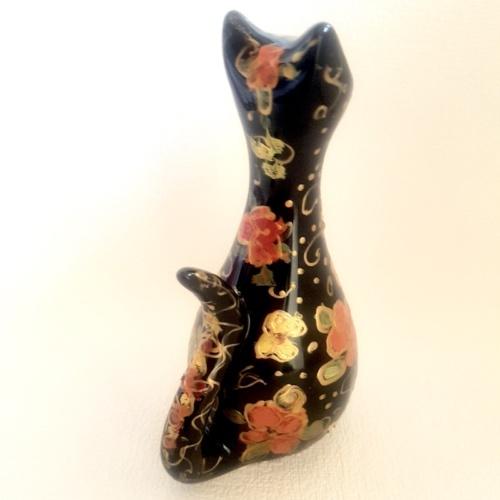 sculpture chat moderne statue chat original deco