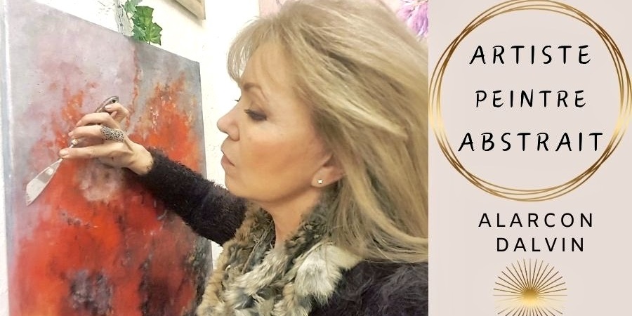 Artiste peintre abstrait contemporain Alarcon Dalvin
