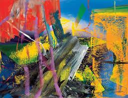 Gerhard Richter tableau abstrait connu