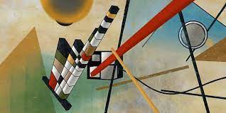 Oeuvre abstraite célèbre de Kandinsky