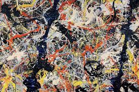 Oeuvre abstraite de Pollock