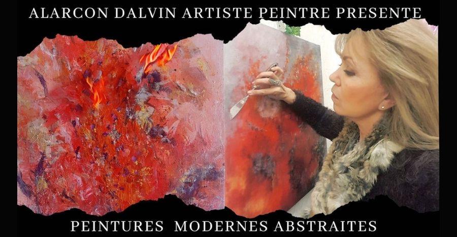 Peinture moderne abstraite intuitive par un artiste peintre, idéale pour une décoration murale contemporaine Peinture moderne abstraite intuitive tableau d'artiste peintre une sélection de tableaux en vidéo YouTube