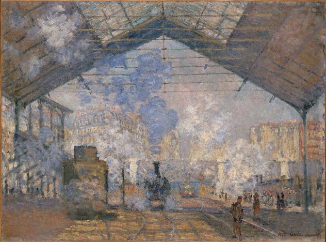 La Gare Saint-Lazare (1877) Claude Monet