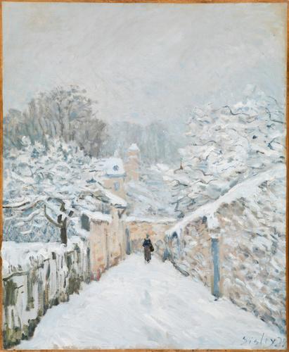 Neige à Louveciennes (1878) Alfred Sisley