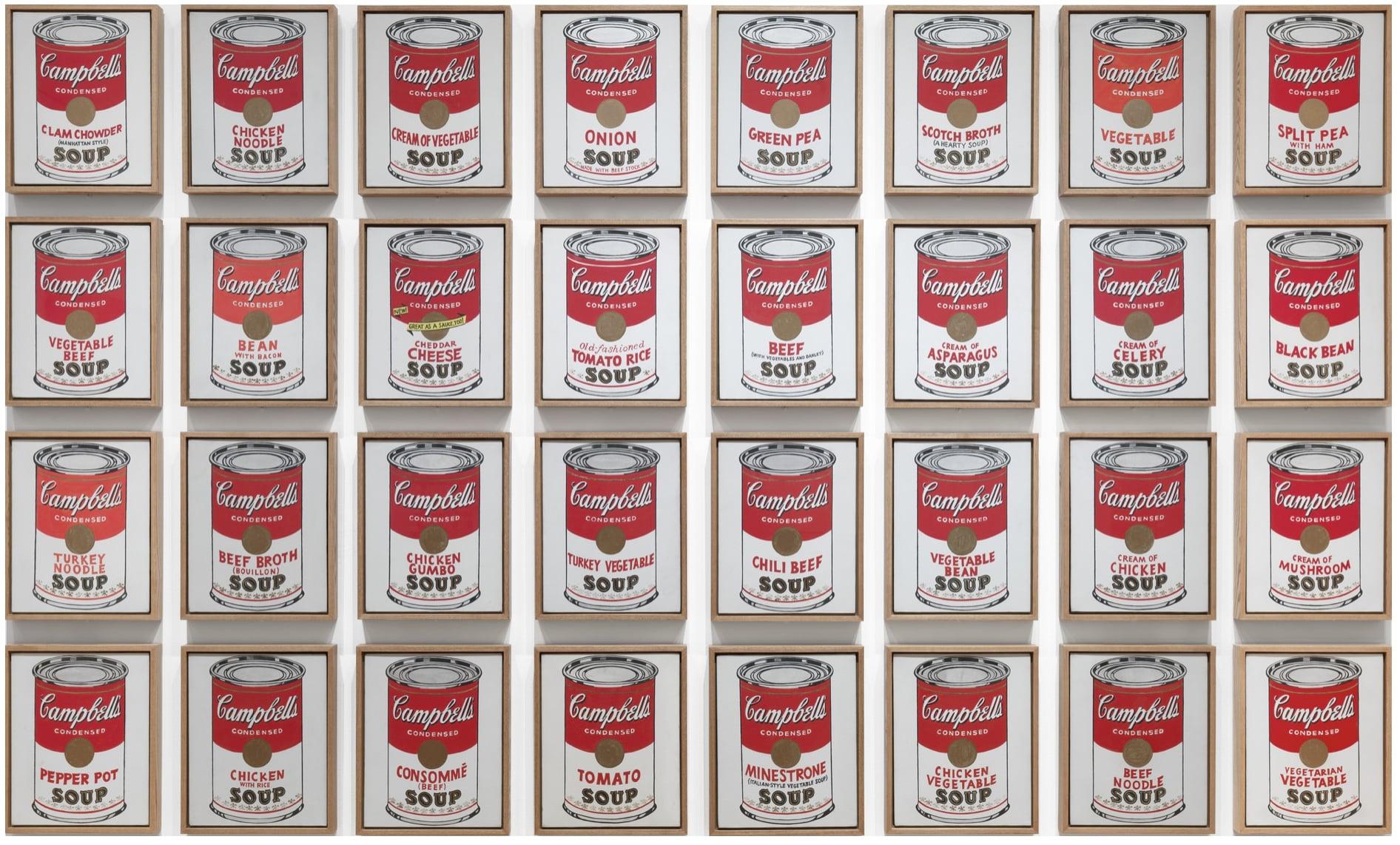 Campbell's Soup Cans par Andy Warhol