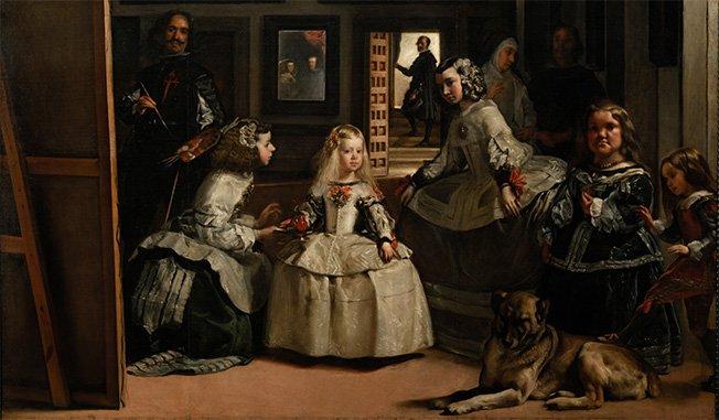 Peinture très célèbre Les Ménines par Diego Velázquez