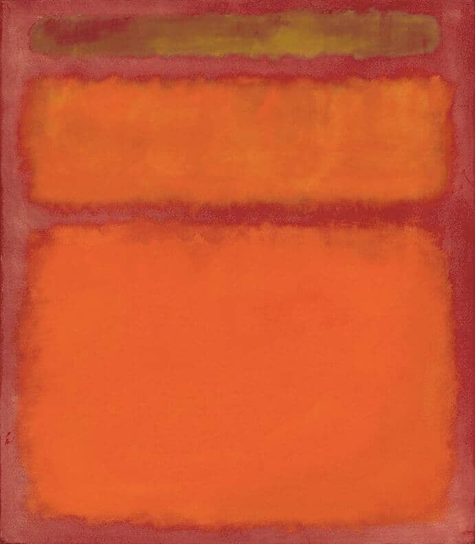 Orange, Red, Yellow - Mark Rothko Lieu : Collection privée Date : 1961 