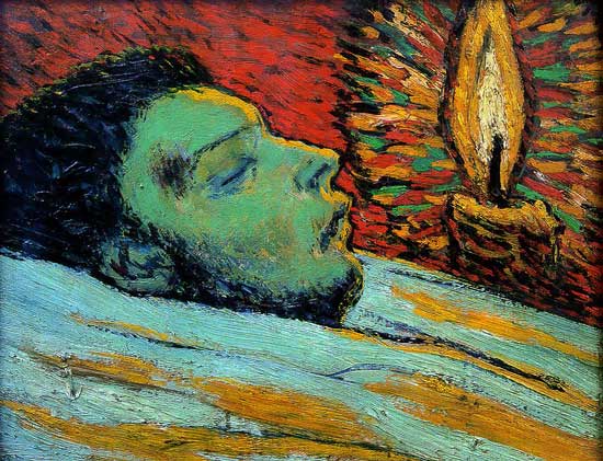 Tableau mort de Casagemas de Picasso 