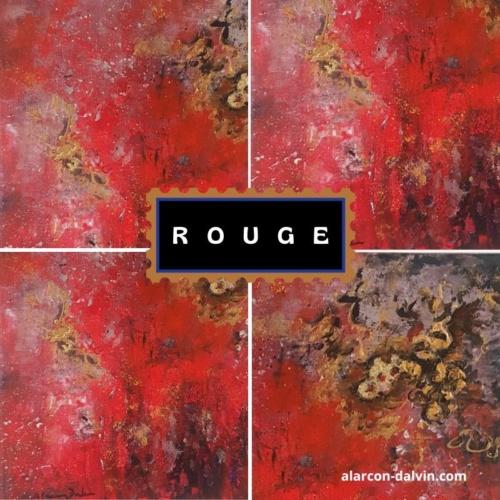 Tableau abstrait Rouge