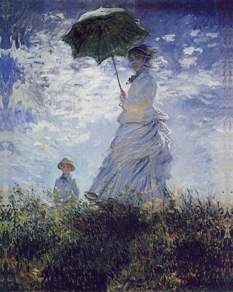 La Promenade (Femme avec un parasol) (1875)Musée : National Gallery of Art, Washington D.C.