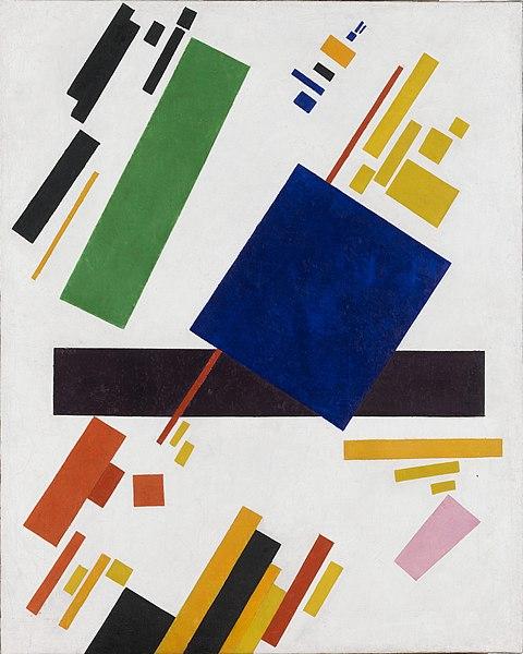 Composition suprématiste par Kazimir Malevich,