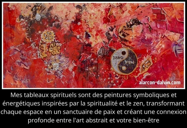 Tableaux spirituels : collection de peintures symboliques et énergétiques, inspirées par la spiritualité et le zen