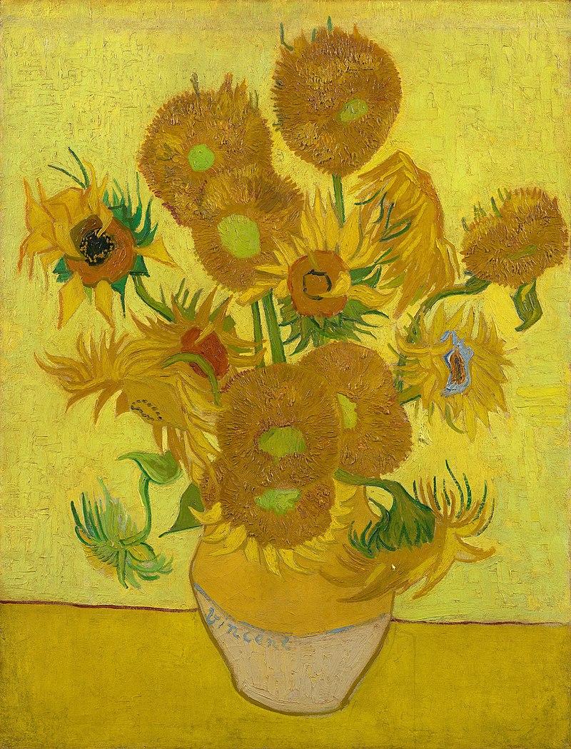 Vincent Van Gogh 14 tournesols série peinte à Arles