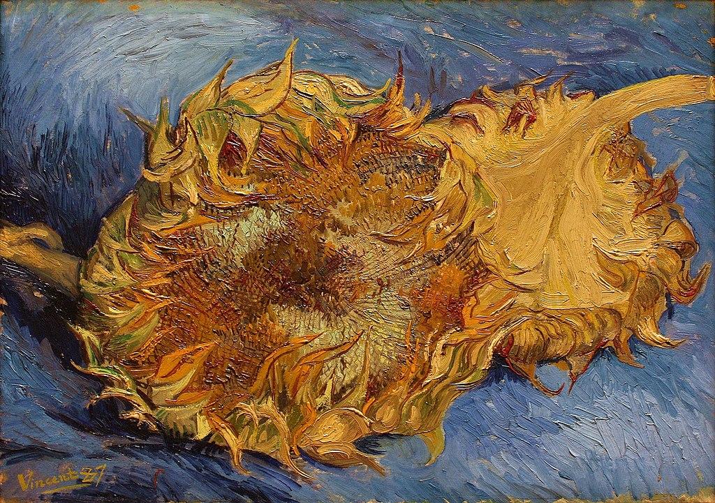 Vincent Van Gogh tournesols coupés peints à Paris par le Maître