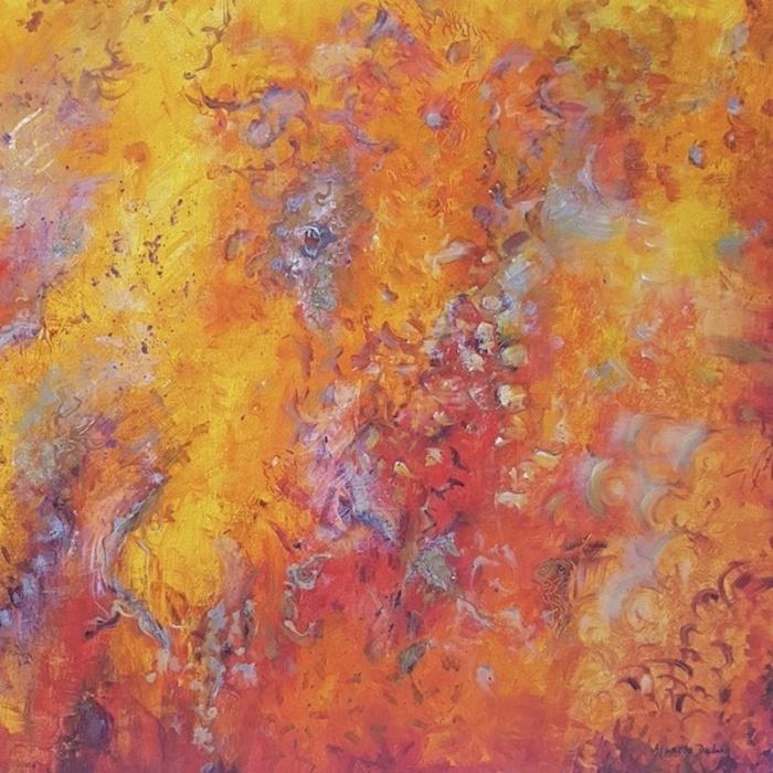 Œuvre abstraite à dominante orange, réalisée au couteau sur toile, textures en reliefCe tableau abstrait, dominé par l’orange, utilise des techniques au couteau pour un effet texturé unique. Les nuances vibrantes et profondes ajoutent une sensation de mouvement et d'énergie, idéale pour une décoration contemporaine et chaleureuse." Description 3 : "L’orange éclatant et les effets de matière au couteau caractérisent cette œuvre abstraite sur toile. Parfait pour les espaces modernes, ce tableau attire le regard grâce à ses textures riches et son ambiance chaleureuse." Description 4 : "Créée avec des techniques au couteau, cette peinture abstraite en nuances d'orange propose des textures complexes et captivantes. Cette œuvre contemporaine s'intègre parfaitement dans un environnement moderne et apporte une atmosphère vibrante." Ces textes mettront en valeur les caractéristiques de votre peinture en soulignant l’utilisation du couteau, les tons d’orange et la dimension contemporaine de l’œuvre. Œuvre abstraite à dominante orange, réalisée au couteau sur toile, textures en relie