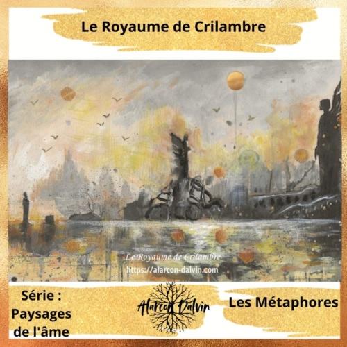 Œuvre semi-abstraite sur papier mêlant encre et acrylique, où formes fluides et couleurs dynamiques suggèrent des métaphores poétiques et introspectives.