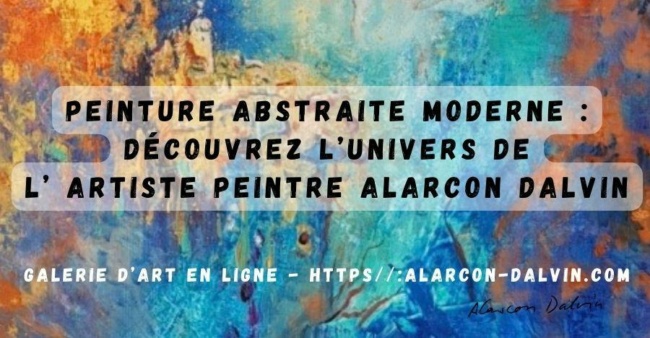 Découvrez une collection de peintures abstraites modernes de l'artiste Alarcon Dalvin. des toiles uniques peint main a l'acrylique et au couteau aux couleurs vibrantes