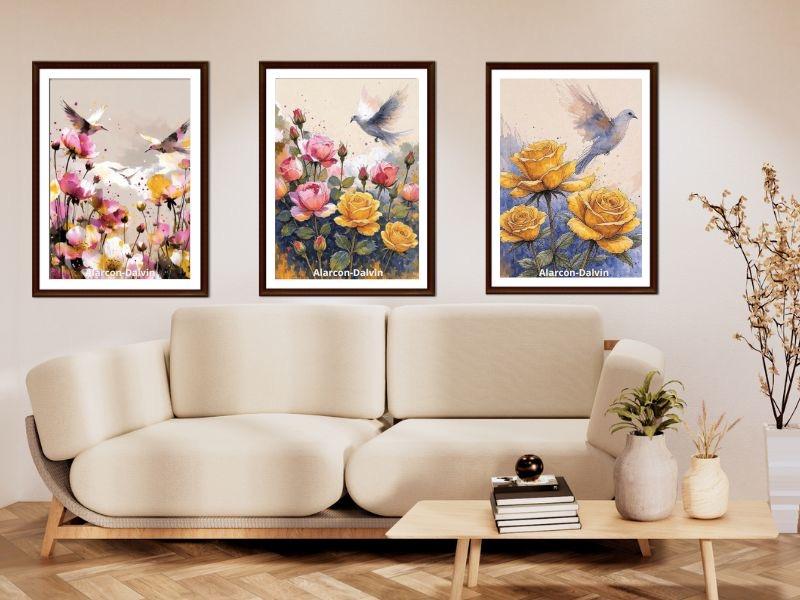 Reproduction Tableaux Contemporains – Tirage d’Art Édition Limitée pour Décoration Intérieure – Alarcon Dalvin